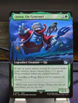 MTG - Quina, Qu Gourmet (0471) Uncommon (Extended Art) - FINAL FANTASY - Image 1