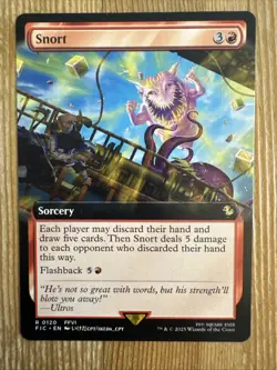 Snort Extended Full Art | MTG Final Fantasy Commander FIC 120 - Image 1