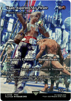 Vaan, Aspiring Sky Pirate Captain Lannery Storm Showcase Foil 0038 Final Fantasy - Image 1