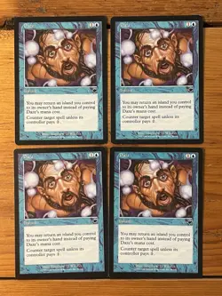 MTG - Magic the Gathering - Daze ×4 - Nemesis - NM - Image 1