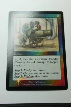 MTG Fodder Cannon x1-Foil -Urza's Destiny-Lightly Played - Image 1