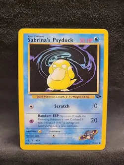 Sabrina's Psyduck 99/132 Gym Challenge Regular Pokemon - Image 1