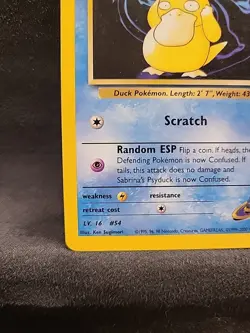 Sabrina's Psyduck 99/132 Gym Challenge Regular Pokemon - Image 5