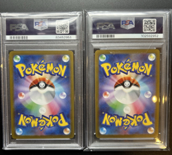 Yu Nagaba Promo Espeon -066, Umbreon - 067 SV-P Holo Japanese Pokemon PSA10 - Image 2