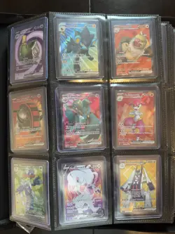 252 Pokemon TCG Lot All Hits Ex V Vstar All In Sleeves, Top Loaders and Binder - Image 1