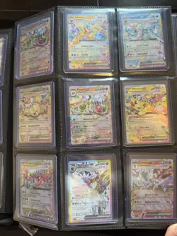 252 Pokemon TCG Lot All Hits Ex V Vstar All In Sleeves, Top Loaders and Binder - Image 4