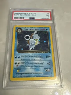 2000 POKEMON ROCKET #3 DARK BLASTOISE-HOLO PSA 7 - Image 2