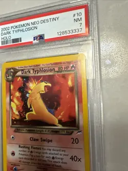 PSA 7 NM Dark Typhlosion Neo Destiny Holo Pokemon 10/105 - Image 5