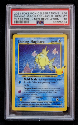 2021 Pokemon Celebrations Shining Magikarp Gem Mint PSA 10 (2X) - Image 2