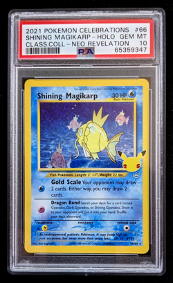 2021 Pokemon Celebrations Shining Magikarp Gem Mint PSA 10 (2X) - Image 4
