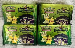Pokemon TCG 2023 Trick or Trade Booster Packs Halloween Edition (4) SEALED Bags - Image 1