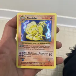 Ninetails Holo Shadowless 1999 Pokemon Base Set 12/102 - Image 1