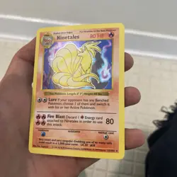 Ninetails Holo Shadowless 1999 Pokemon Base Set 12/102 - Image 2