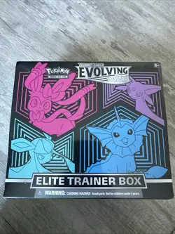 Pokemon TCG Sword and Shield Evolving Skies Elite Trainer Box ETB Factory Sealed - Image 1