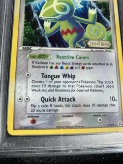 Pokemon Kecleon EX Legend Maker Reverse Holo #37 PSA 9 Mint - Image 3