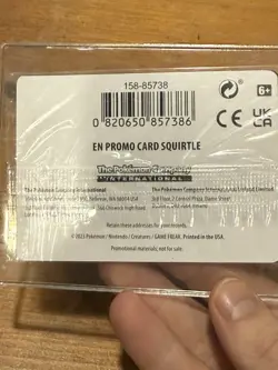 Pokemon Center Stamped Reverse Holo Squirtle Promo 007/165 Pokemon 151 Sealed - Image 3