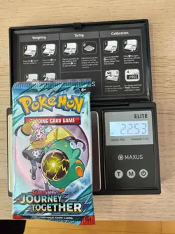 Heavy! 22.53 Gram Pokemon Journey Together Booster Pack Sealed - Image 1