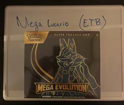 Pokemon Mega Evolution Elite Trainer Box [Mega Lucario] ETB - Image 1