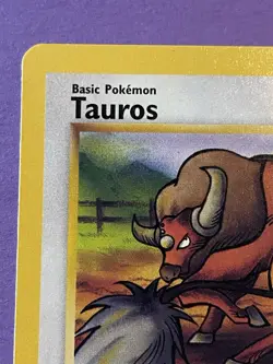 1st Edition Tauros Pokemon TCG Jungle Set 47/64 Uncommon NM+ - Image 3