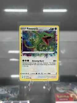 Pokemon TCG Rayquaza Amazing Rare, Vivid Voltage 138/185, Mint Condition - Image 1