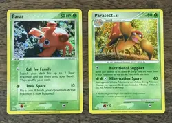Paras 004 + Parasect 005 /034 CLV - Pokemon TCG Classic Collection NM Pack Fresh - Image 1