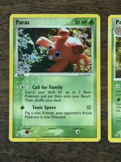Paras 004 + Parasect 005 /034 CLV - Pokemon TCG Classic Collection NM Pack Fresh - Image 2