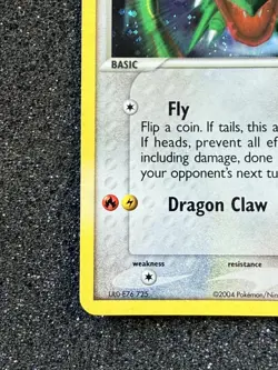 2006 Pokemon TCG Rayquaza Cosmos Holo Rare 3/17 Pop Series 1 NM - Image 4