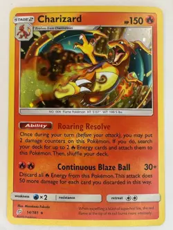Pokemon TCG Sun & Moon Team Up Charizard 14/181 - Image 1