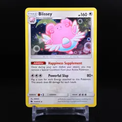 Blissey 153/214 - Pokemon TCG Lost Thunder - NM Cosmos Holo Promo - Image 1