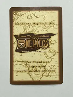 (error print) One Piece Carddass Hyper Battle 2000 Bandai Straw Hat Crew Holo - Image 2