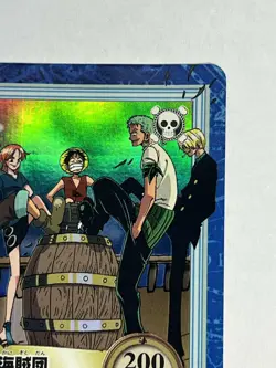 (error print) One Piece Carddass Hyper Battle 2000 Bandai Straw Hat Crew Holo - Image 4
