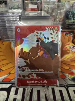 Monkey D. Luffy Holo Alt Art Rare One Piece TCG Gift Collection 2023 P-001 NM - Image 1