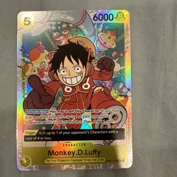 Monkey D Luffy OP07-109 SR IN HAND 500 Years in the Future ENGLISH One Piece - Image 1