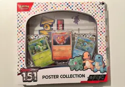 Pokemon 151 Poster Collection Promo 3 Card Set And Poster (NO PACKS!!) - Image 1