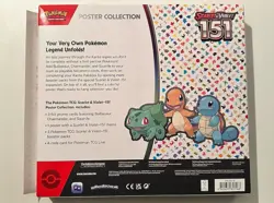 Pokemon 151 Poster Collection Promo 3 Card Set And Poster (NO PACKS!!) - Image 2