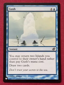 Magic The Gathering MYSTERY BOOSTER MB1 GUSH blue card MTG - Image 1