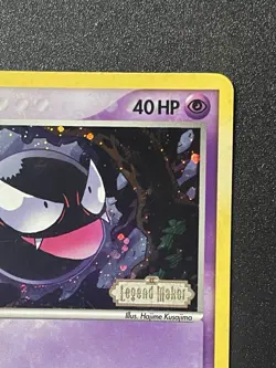 Gastly 52/92 Legend Maker Pokemon Card Moderately Played reverse holo - Image 2