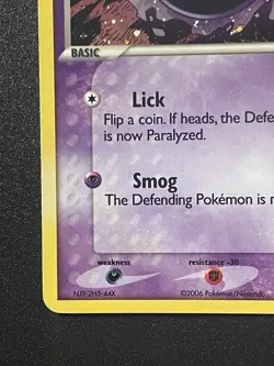 Gastly 52/92 Legend Maker Pokemon Card Moderately Played reverse holo - Image 4