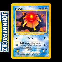 Pokemon TCG - Staryu 56/64 - 1st Edition - Vintage Card - Neo Revelation (NM) - Image 1