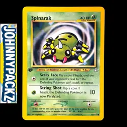 Pokemon TCG - Spinarak 75/111 - 1st Edition Vintage Card - Neo Genesis (NM) - Image 1