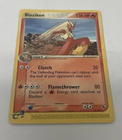 Pokemon TCG Blaziken Card 15/109 Rare EX Ruby Sapphire - Image 3