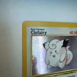 NM Clefairy 5/102 Base Set Holo Rare Pokemon Card - Image 2