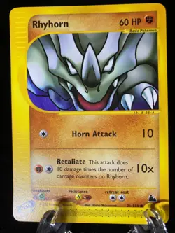 Rhyhorn 91/144 Skyridge Common Pokemon TCG Card NM Never Played - Image 1