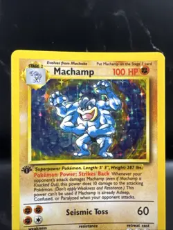 Pokemon Card Machamp Base Set 8/102 Holo Rare - Image 4