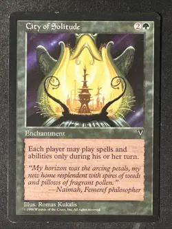 City of Solitude Visions Magic the Gathering MTG - Image 1