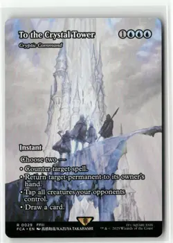 To the Crystal Tower - Cryptic Command - FINAL FANTASY Through the Ages MTG NM - Image 1