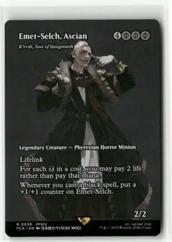 Emet-Selch, Ascian - K'rrik, Son of Yawgmoth - FINAL FANTASY MTG NM - Image 1
