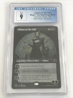 MTG Dominaria United - LILIANA OF THE VEIL - DMU 373 - Graded CGC 9 MINT - Image 1