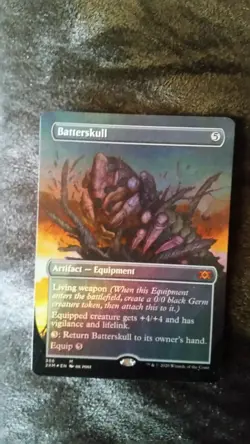 MTG DOUBLE MASTERS BATTERSKULL BORDERLESS FOIL - Image 1