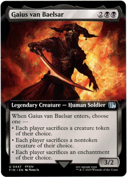 Gaius van Baelsar (Extended Art) - 0447 - Final Fantasy - MTG - NM/M - Image 1
